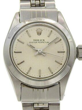 ROLEX Oyster perpetual Watches 6623 cal.1161 Silver SilverDial Stainless